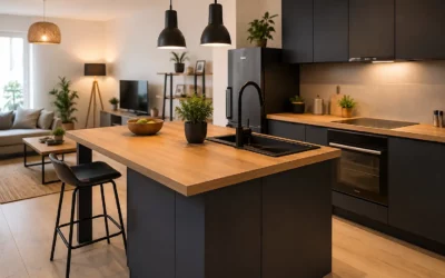 Îlot central cuisine petit espace : faisable ou pas ?